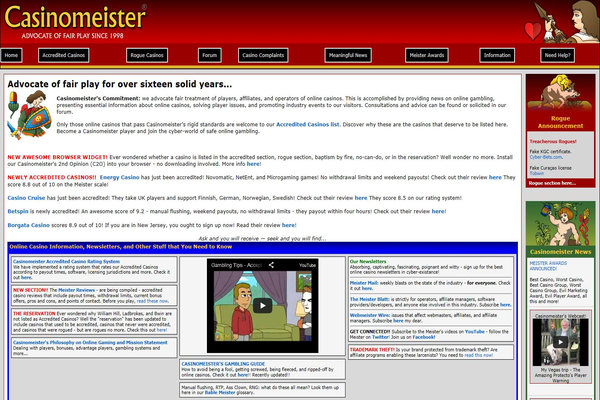 Casinomeister Online Casino Authority