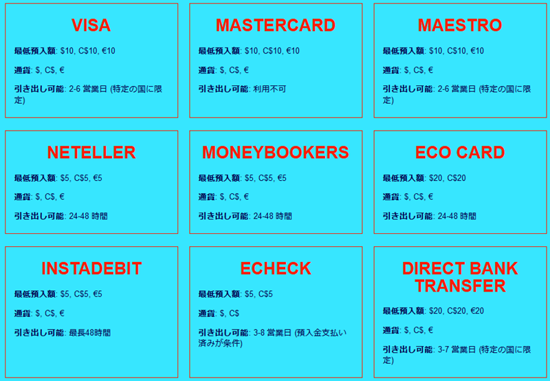 ラッキーナゲットカジノ入金